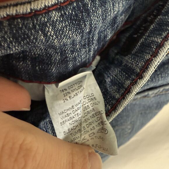 Jack of Spades Jeans Men's 36x34 (34x34) Medium Wash Blue Denim the High Roller - Picture 7 of 12